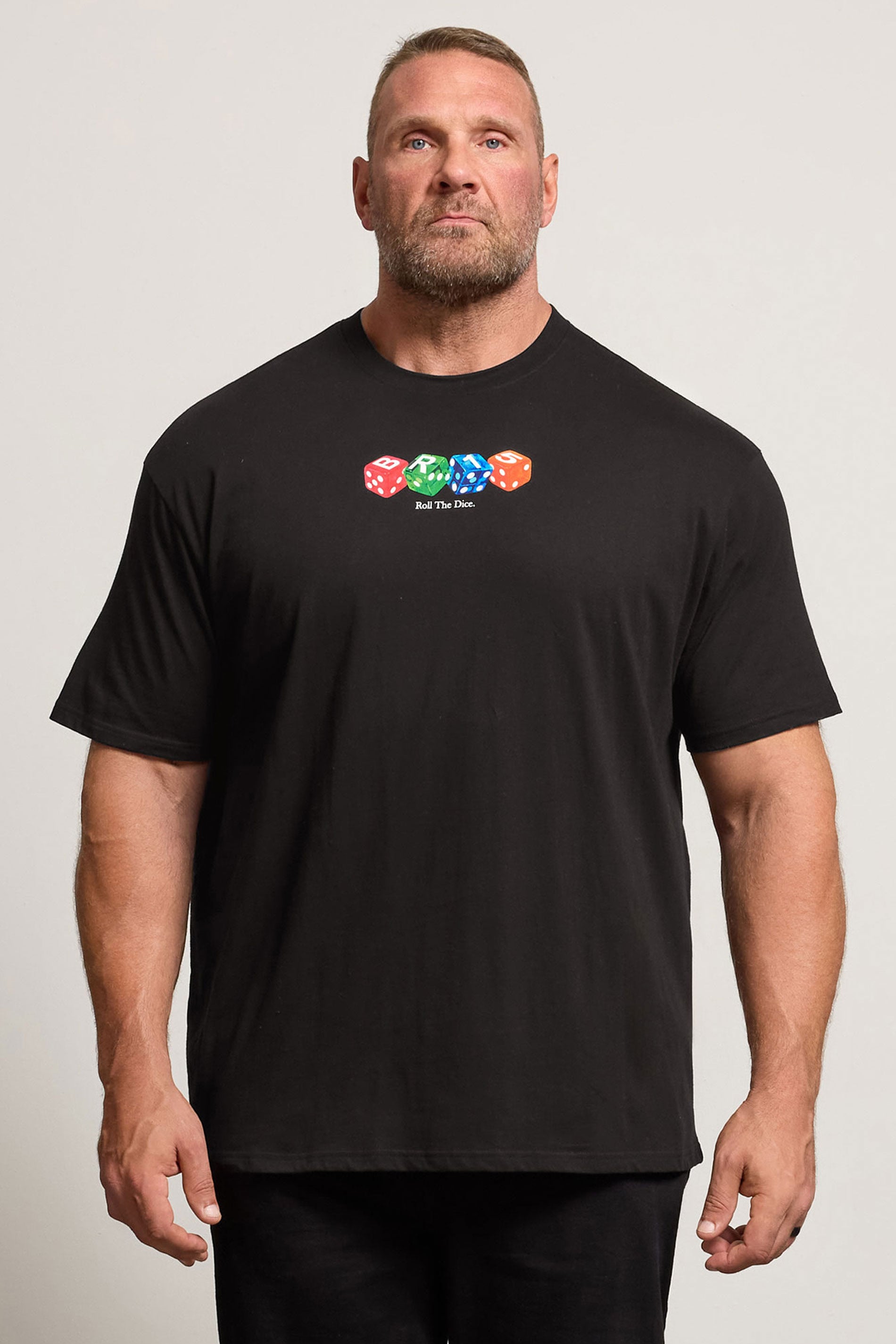 BadRhino Big & Tall Black Dice Graphic T-Shirt | BadRhino 3