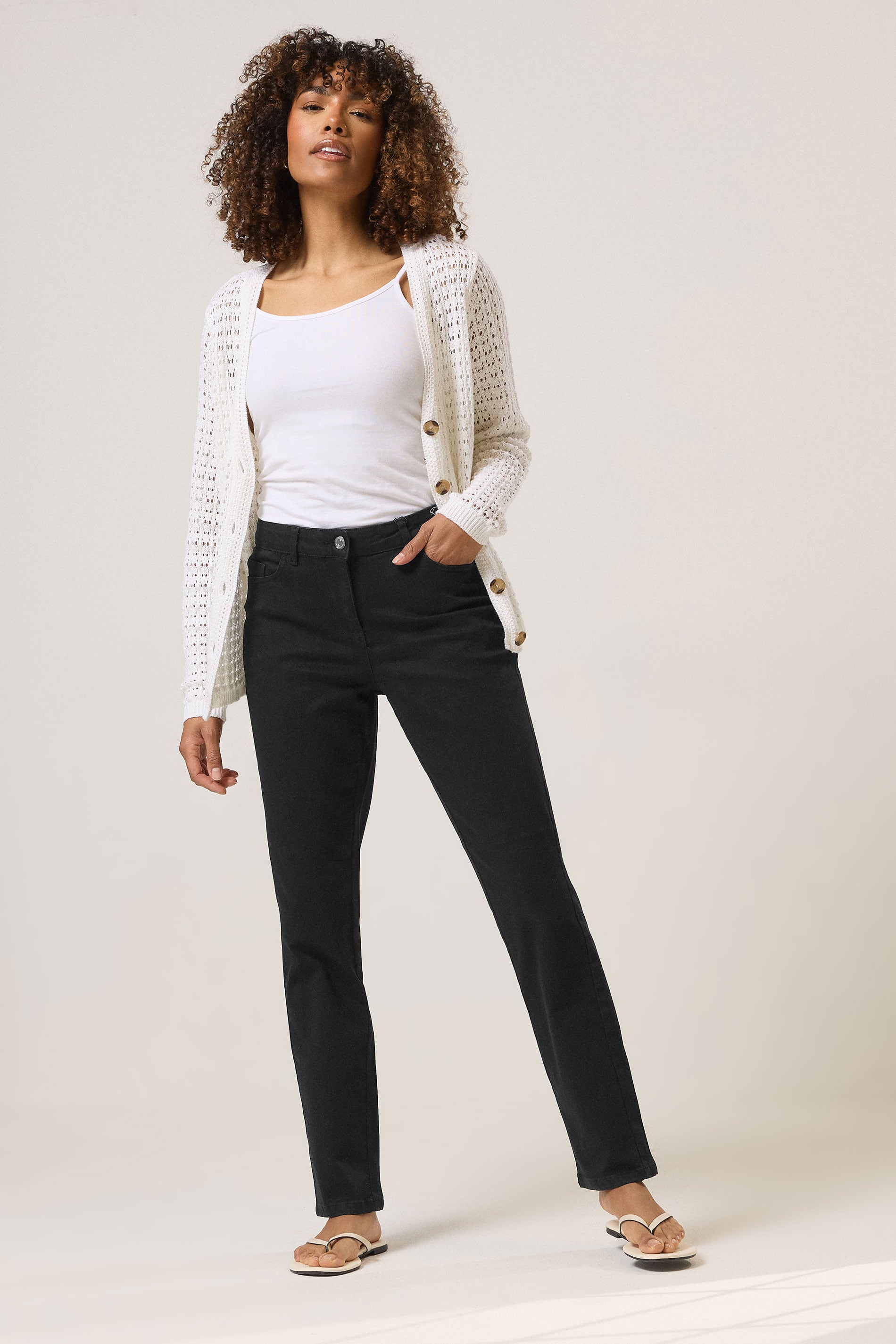 M&Co Black Straight Leg Jeans | M&Co 3