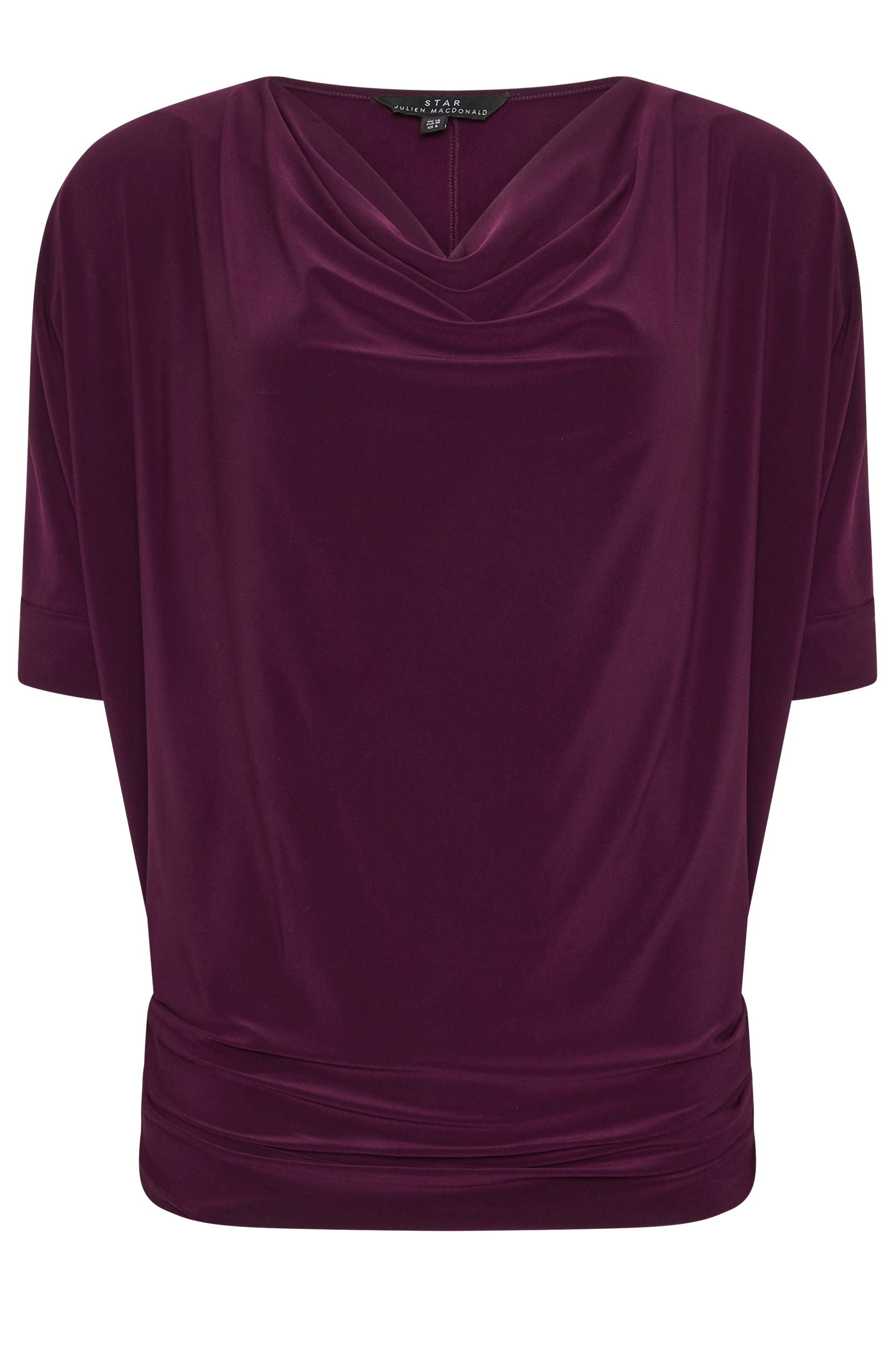STAR Red Wine Draped Top | StarByJM 5