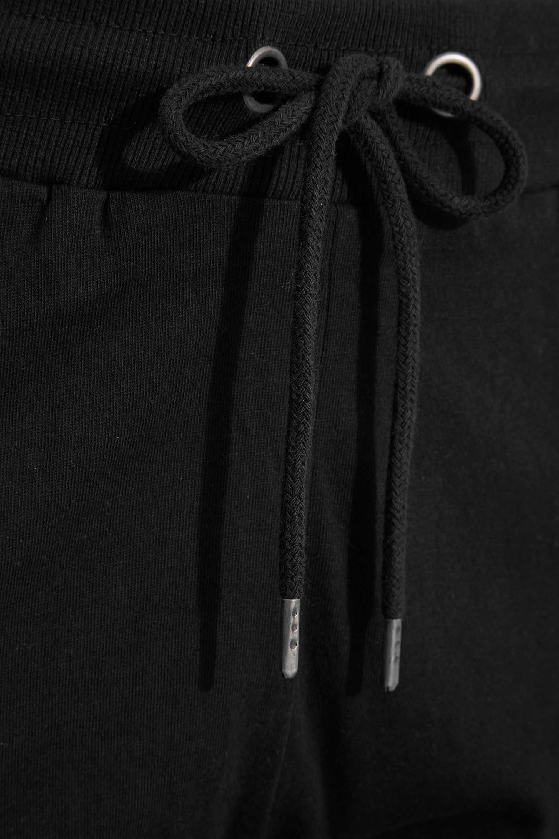 Plus Size Black Cropped Joggers | Yours Clothing 2