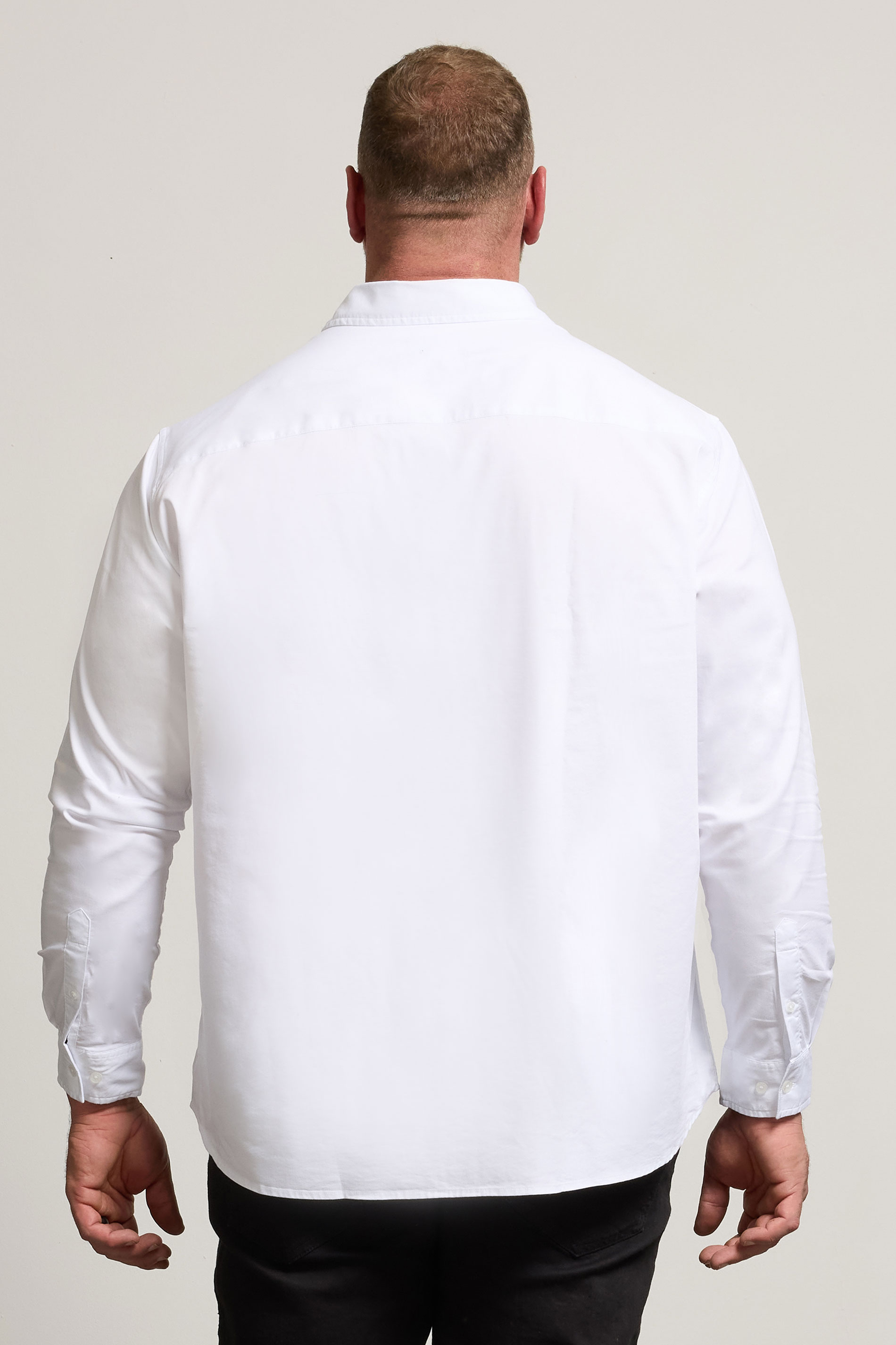 BadRhino Big & Tall White Long Sleeve Shirt | BadRhino 2