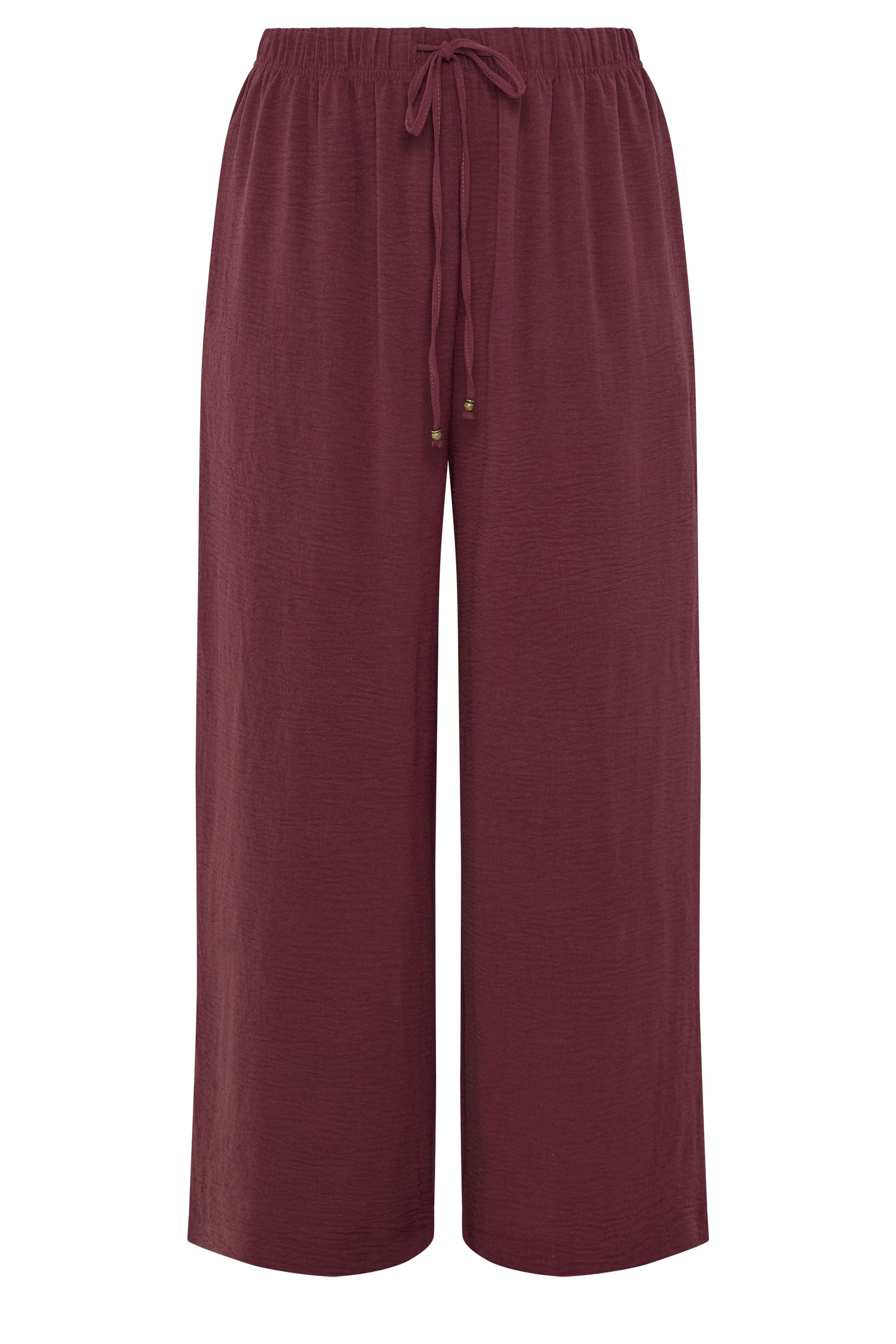 YOURS Plus Size Purple Washed Twill Trousers | Yours Clothing 5