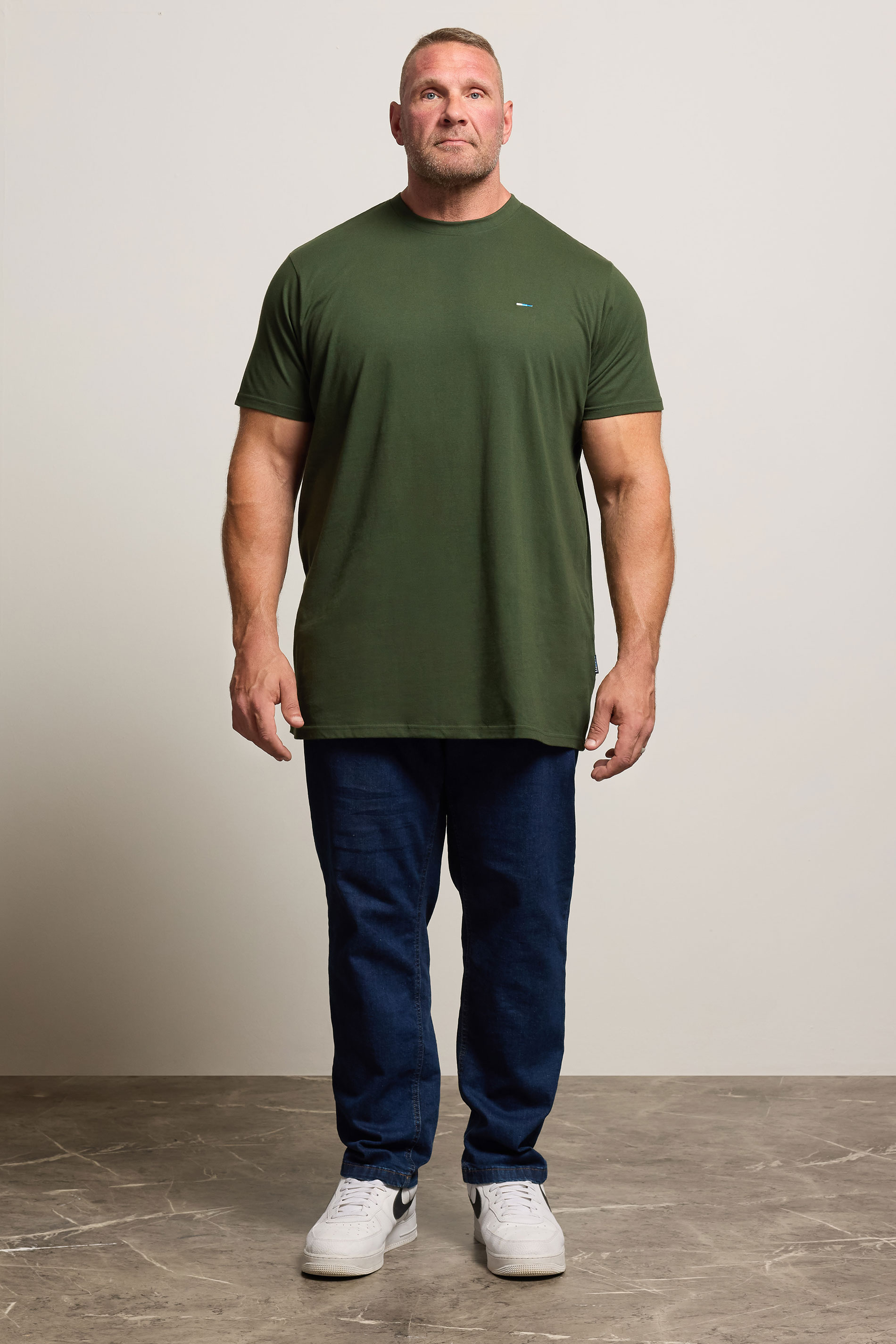 BadRhino Big & Tall Dark Green Extra Long Core T-Shirt | BadRhino 1