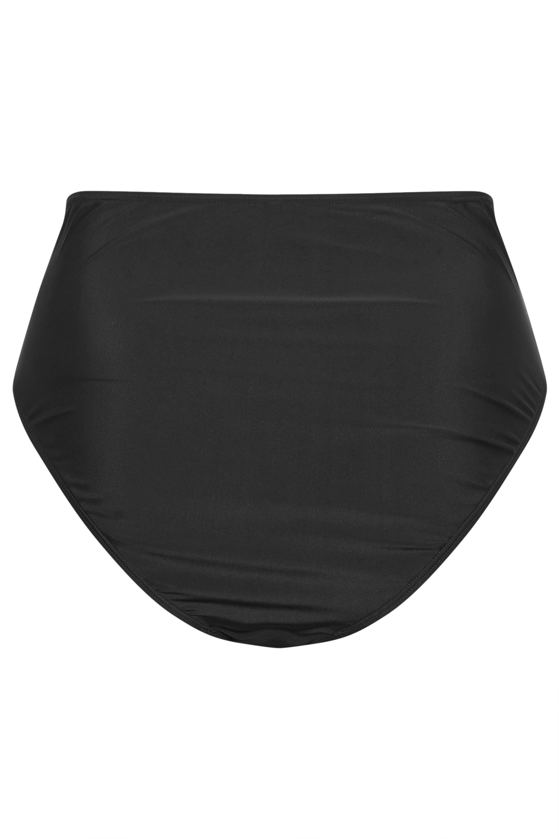 YOURS Plus Size Black V-Front Bikini Brief | Yours Clothing 8