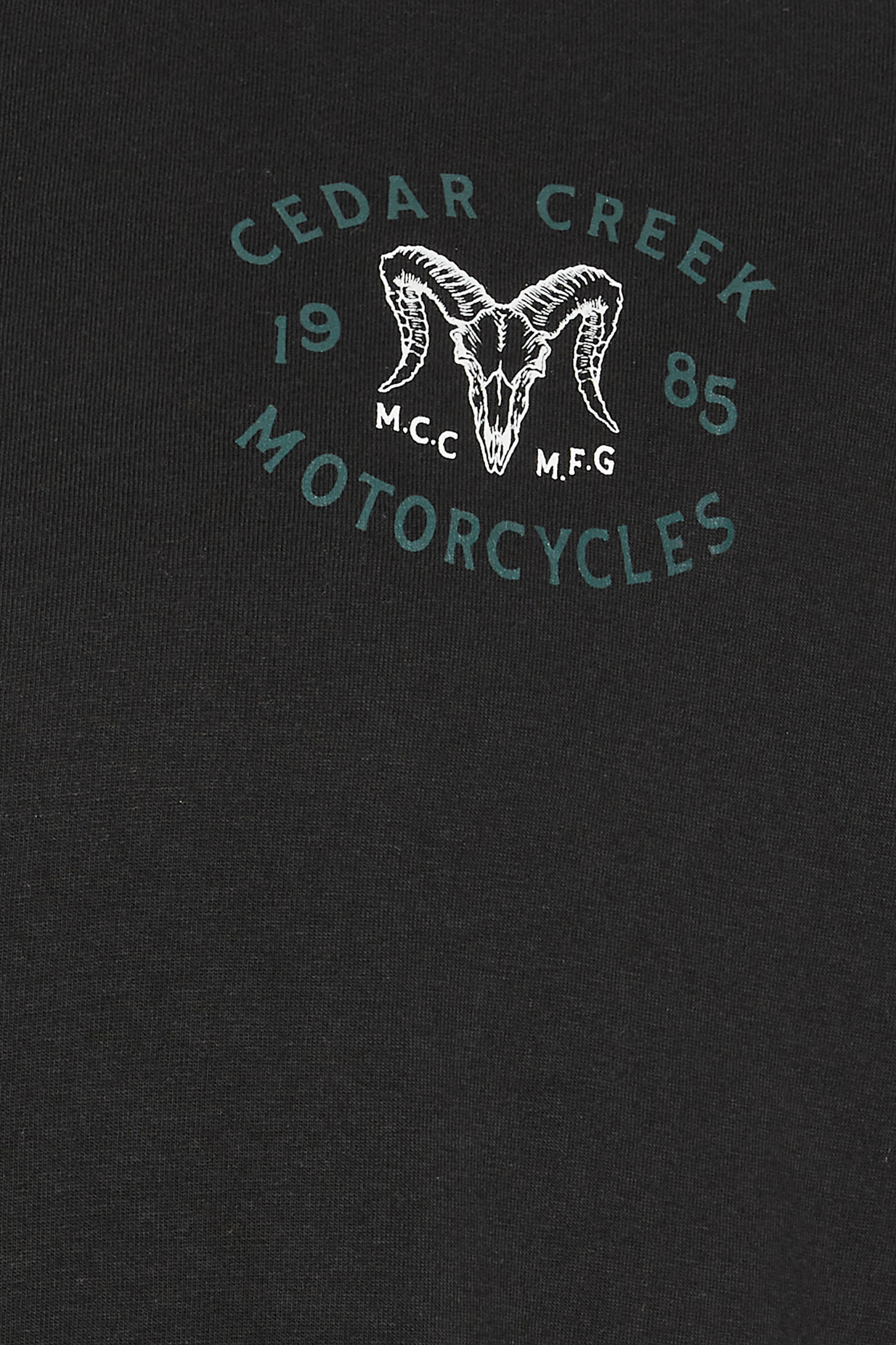 KAM Big & Tall Black 'Cedar Creek' Reverse T-Shirt | BadRhino 6