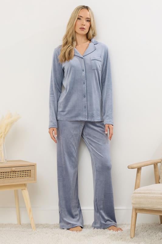  LTS Tall Blue Super Luxe Touch Pyjama Set