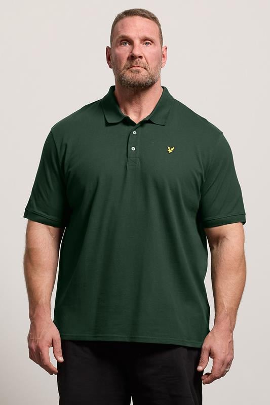  LYLE & SCOTT Big & Tall Dark Green Core Polo Shirt