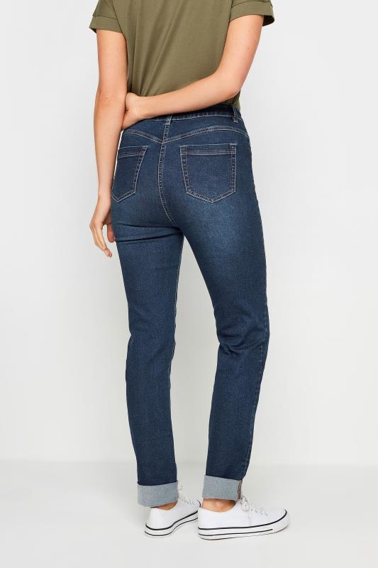 LTS Tall Blue Mid Wash Cigarette Jeans | Long Tall Sally  4