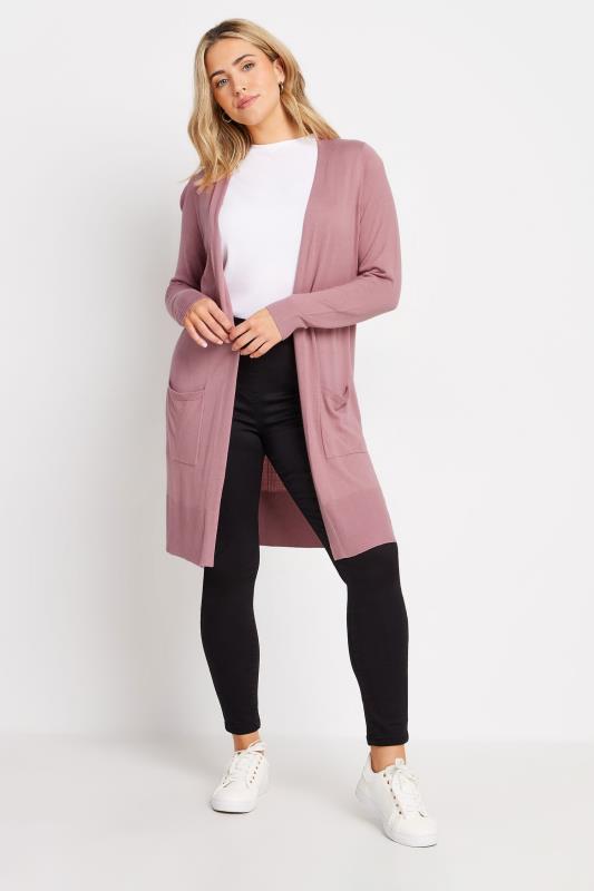 M&Co Pink Longline Cardigan | M&Co 1