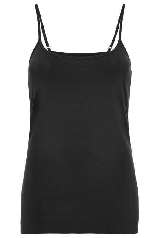  3 PACK Plus Size Black & Navy Blue Cami Tops | Yours Clothing  14