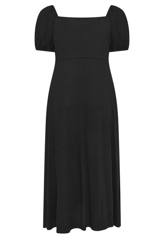 LIMITED COLLECTION Plus Size Black Wrap Maxi Dress | Yours Clothing 7