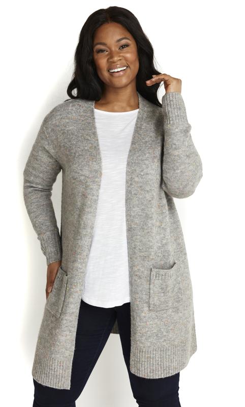 Buy Grey Longline Cardigan 22 | Cardigans | Argos