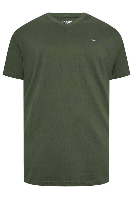 BadRhino Big & Tall Black/Red/Green/Blue/Navy Blue 5 Pack V-Neck T-Shirts | BadRhino 10