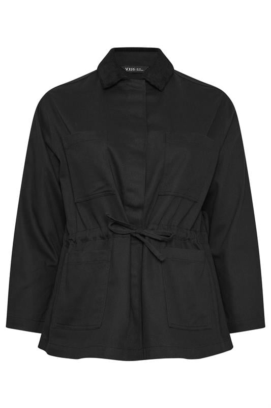 YOURS Plus Size Black Carpenter Jacket | Yours Clothing 6