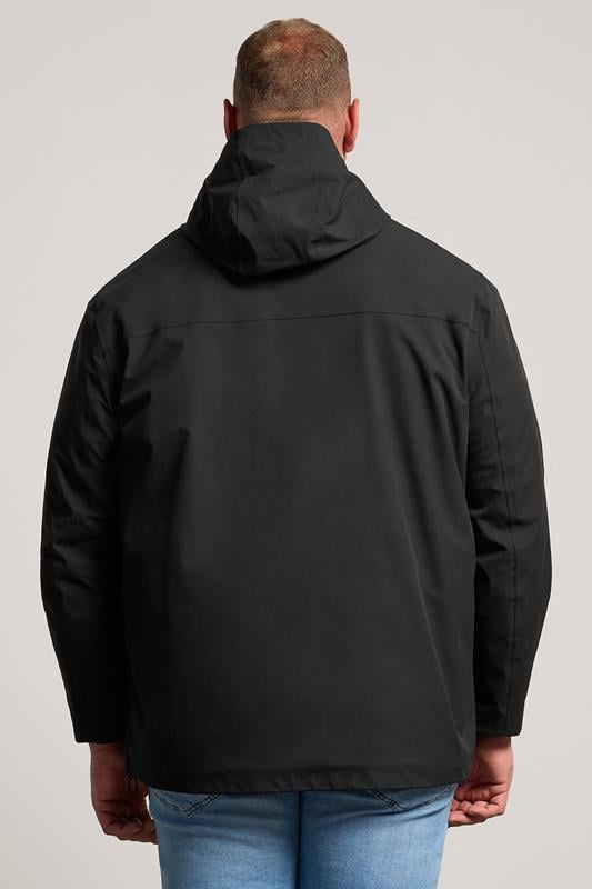 BadRhino Big & Tall Black Waterproof Jacket | BadRhino 2