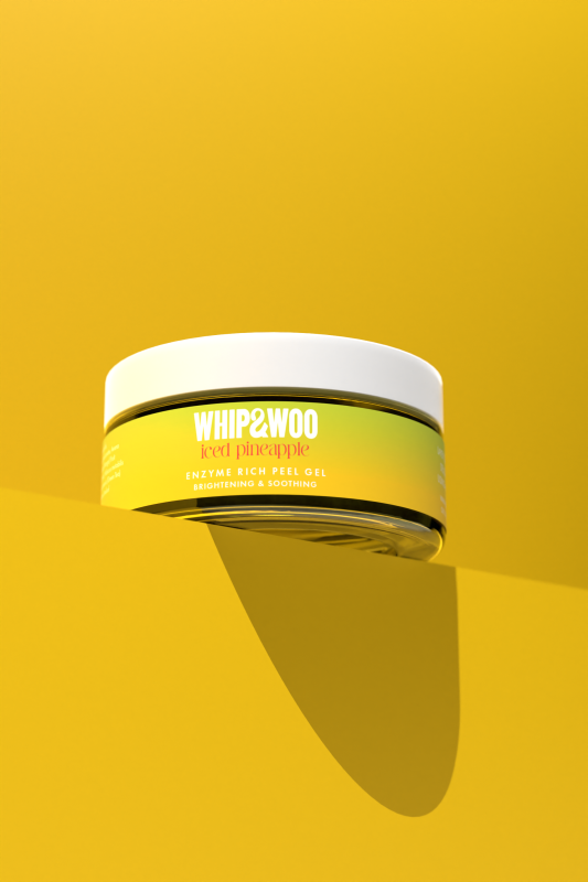 Iced Pineapple Enzyme Peel Face Mask Gel | Whip&Woo 3