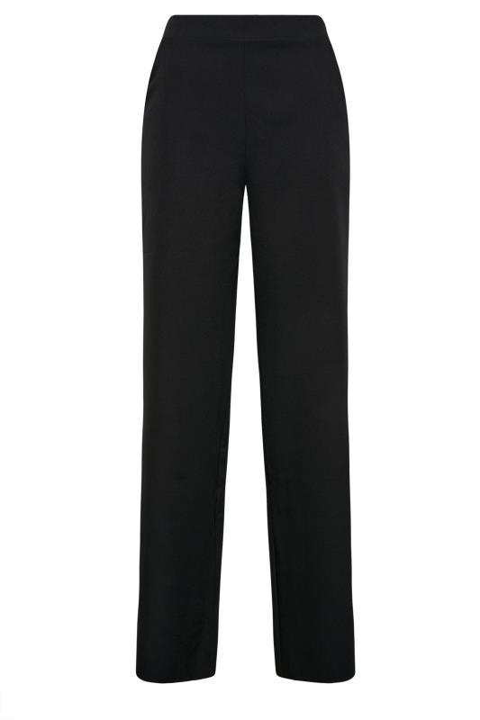 LTS Tall Womens Black Wide Leg High Waisted Trousers | Long Tall Sally  5