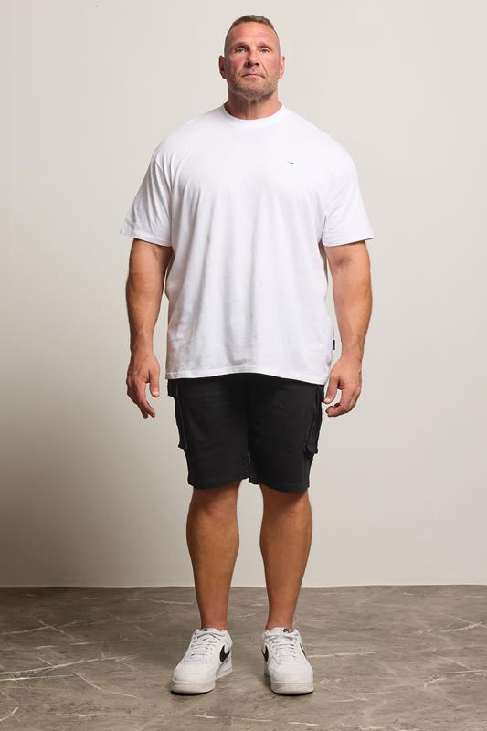 BadRhino Black Stretch Cargo Shorts | BadRhino 2
