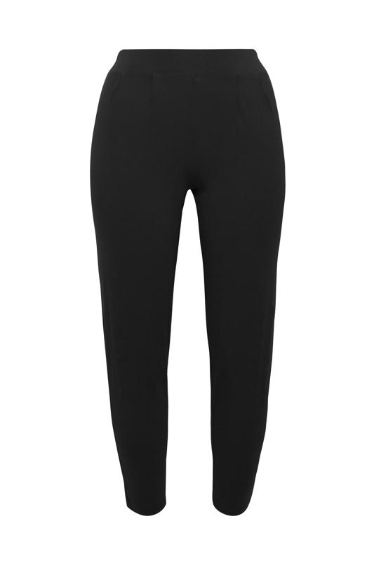 Jersey Tapered Trouser Black 2