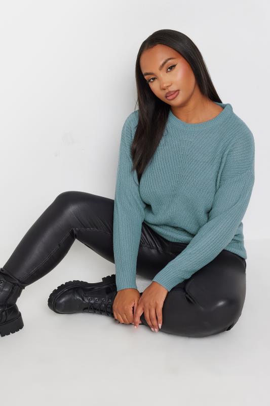 YOURS Plus Size Blue Essential Jumper | Yours Clothing 2