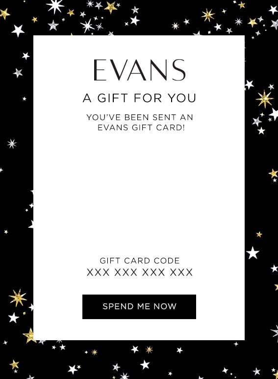 Plus Size  Evans Christmas £10 - £150 Online Gift Card