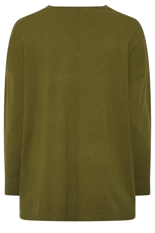 EVANS Plus Size Black Seam Detail Jumper | Evans 2