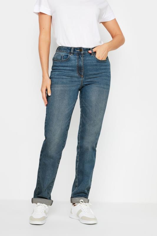 LTS Tall Blue Mid Wash Boyfriend Jeans | Long Tall Sally 3