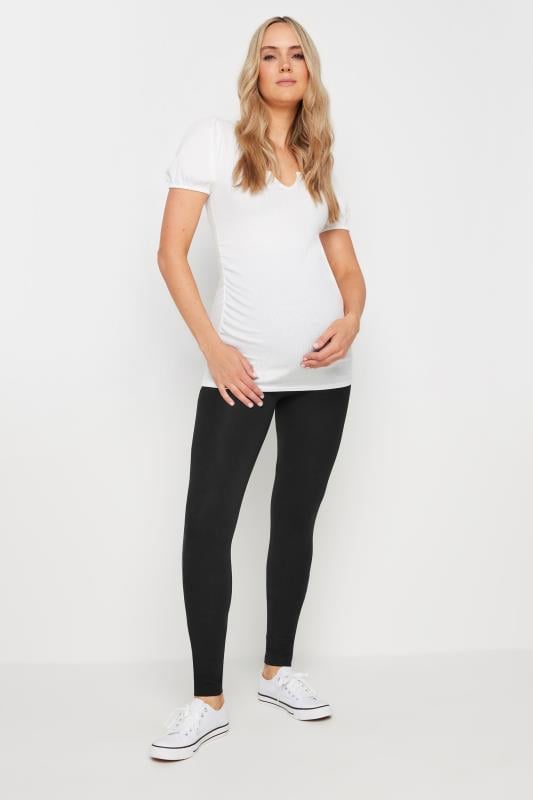 Tall  LTS Tall Black Maternity Basic Leggings