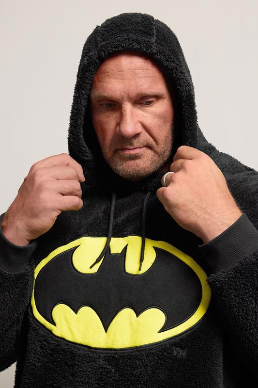 BadRhino Big & Tall Black Batman Super Soft Fleece Lounge Set | BadRhino 4