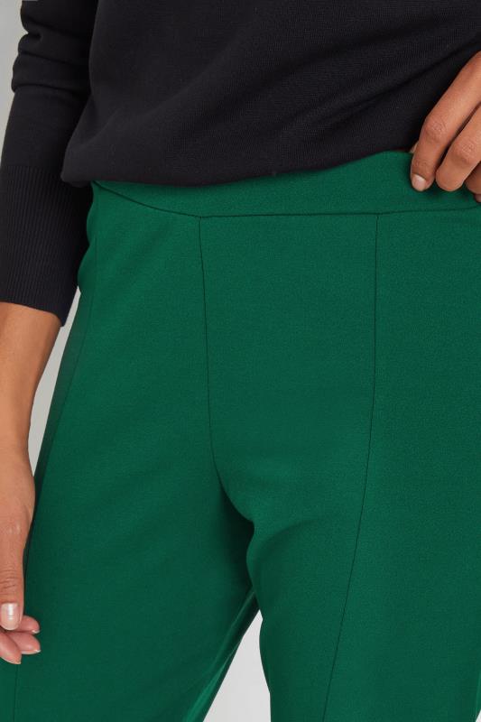 M&Co Green Stretch Tapered Trousers | M&Co 4