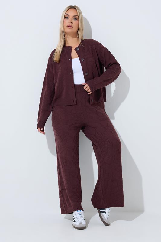 LIMITED COLLECTION Plus Size Chocolate Brown Cardigan | Yours Clothing 2