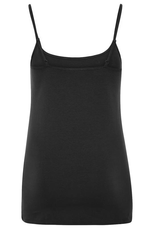 Plus Size Black Cami Top | Yours Clothing 6