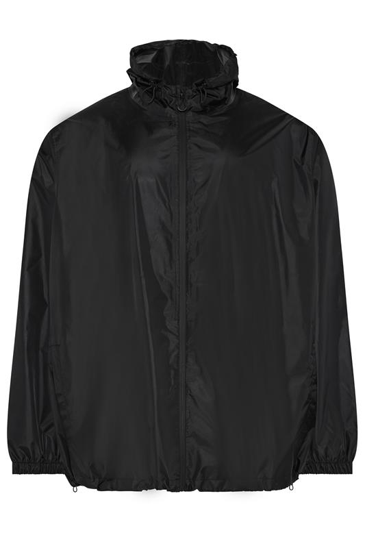 BadRhino Big & Tall Black Pac a Mac Hooded Jacket | BadRhino 5