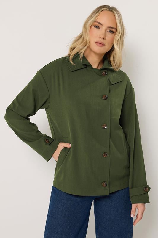 LTS Tall Olive Green Utility Jacket