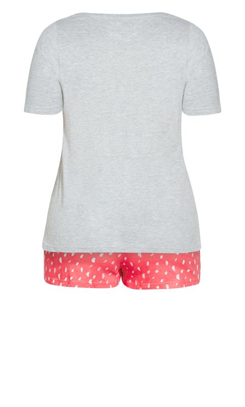 Strawberry Grey Sleep Shirt 7