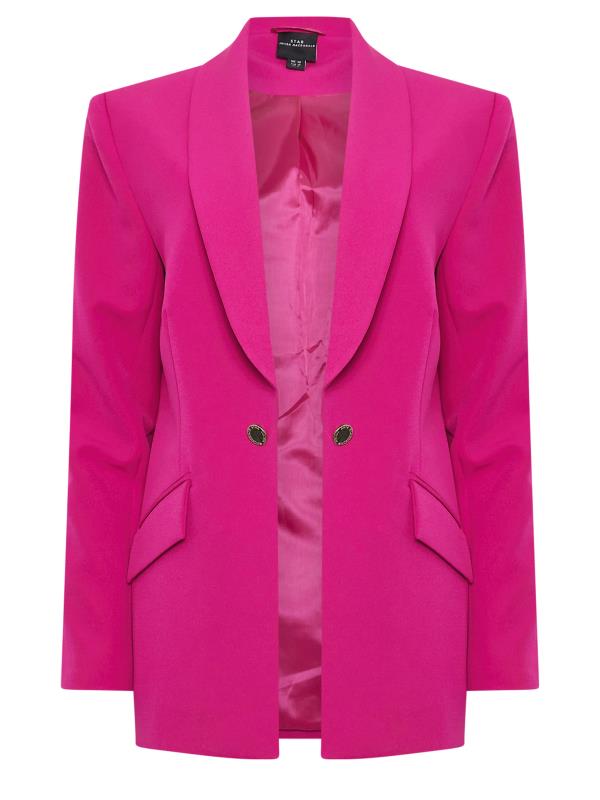 STAR Hot Pink Tailored Blazer | STAR x JM 7