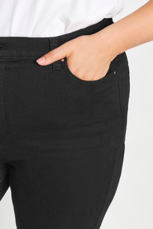 YOURS Plus Size Black Straight Leg RUBY Jeans | Yours 4