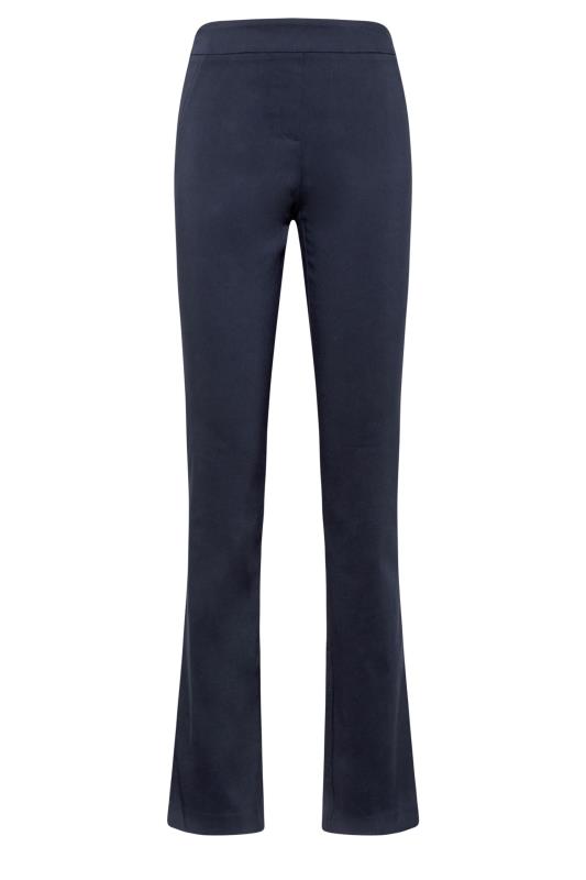 LTS Tall Women's Navy Blue Stretch Straight Leg Trousers | Long Tall Sally 6