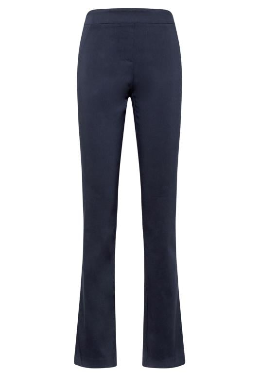 LTS Tall Women's Navy Blue Stretch Straight Leg Trousers | Long Tall Sally 6