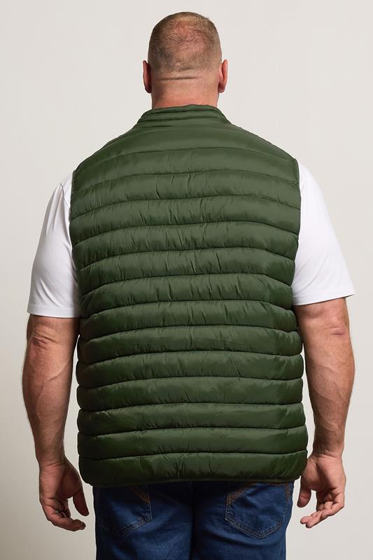 BadRhino Big & Tall Dark Green Puffer Gilet | BadRhino 2