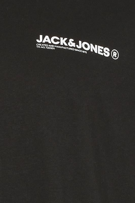 JACK & JONES Big & Tall 2 PACK Black & Grey Hawaii T-Shirts | BadRhino 7