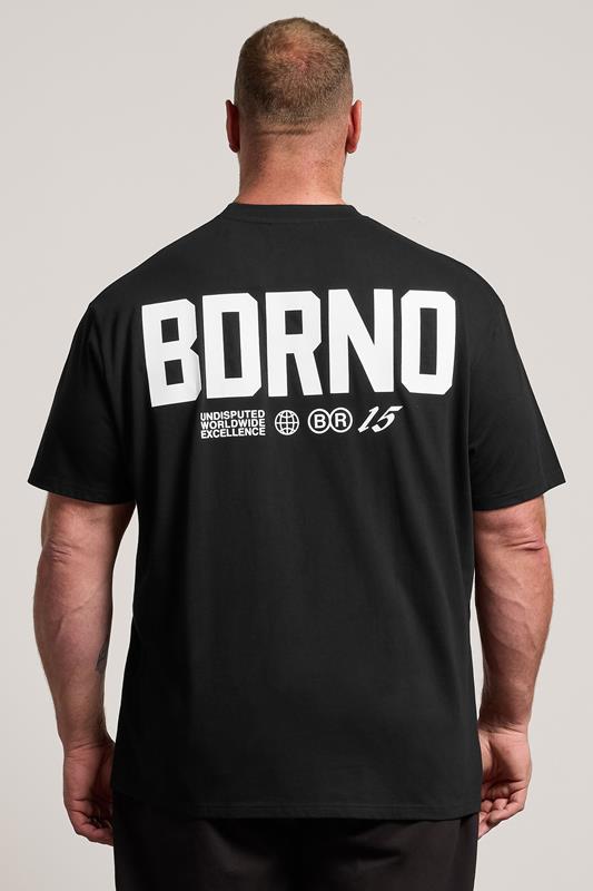 BDRNO Big & Tall Black Logo T-Shirt | BadRhino 2