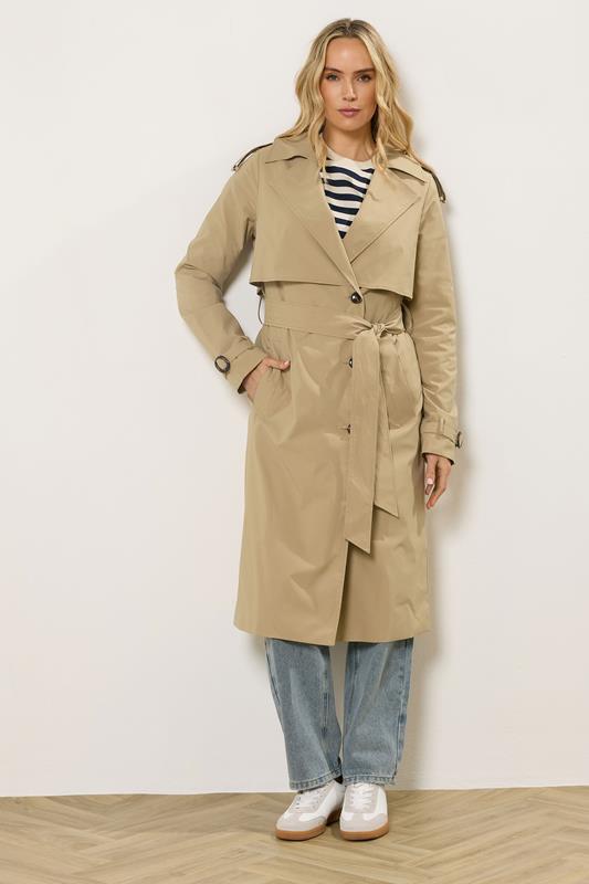 LTS Tall Women's Stone Brown Trench Coat | Long Tall Sally 1