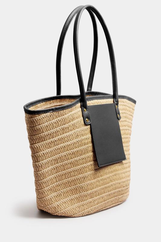 Brown Straw Beach Bag | Yours Clothing 3