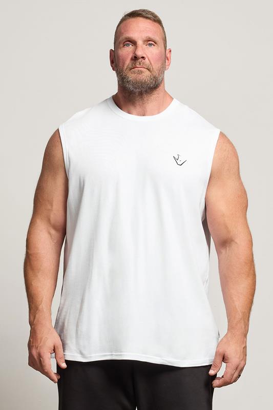 IronRhino Big & Tall White 'Rest Day' Vest