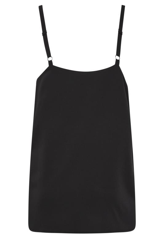 YOURS Curve Plus Size Black Cami Top | Yours Clothing  6
