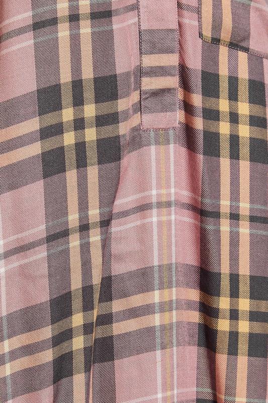 Tall Women's LTS Pink Check Overhead Shirt | Long Tall Sally 5