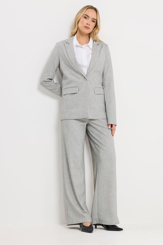 LTS Tall Women's Light Grey Tailored Blazer | Long Tall Sally 1