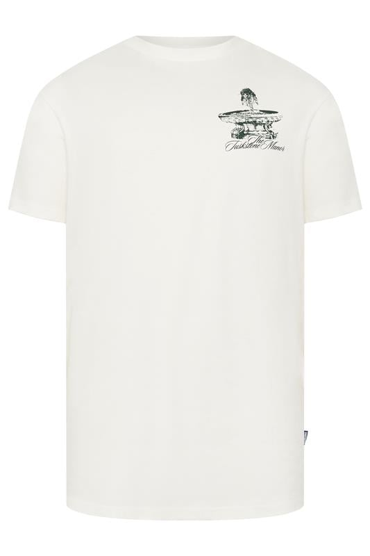 BadRhino Big & Tall White 'The Tuskstone Manor' Graphic T-Shirt | BadRhino  6