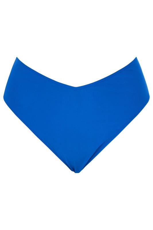 YOURS Plus Size Blue V-Front Bikini Brief | Yours Clothing 5